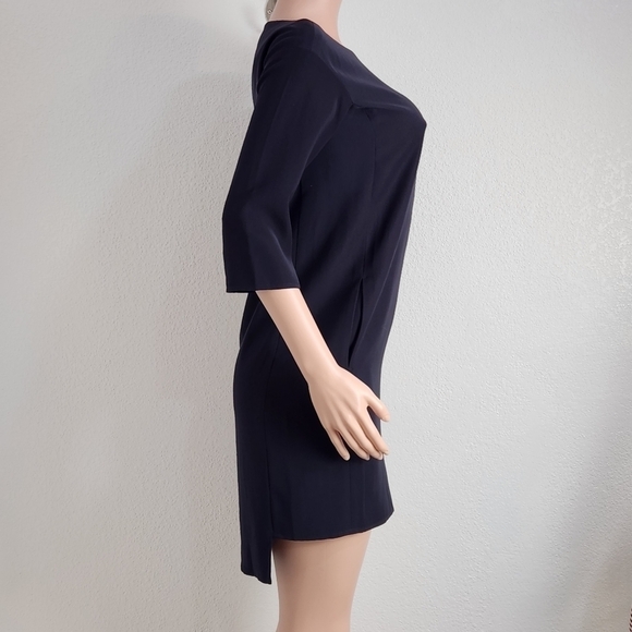 ANN Taylor Modern Black Hi-Low Dress Size: XSP - Picture 10 of 13